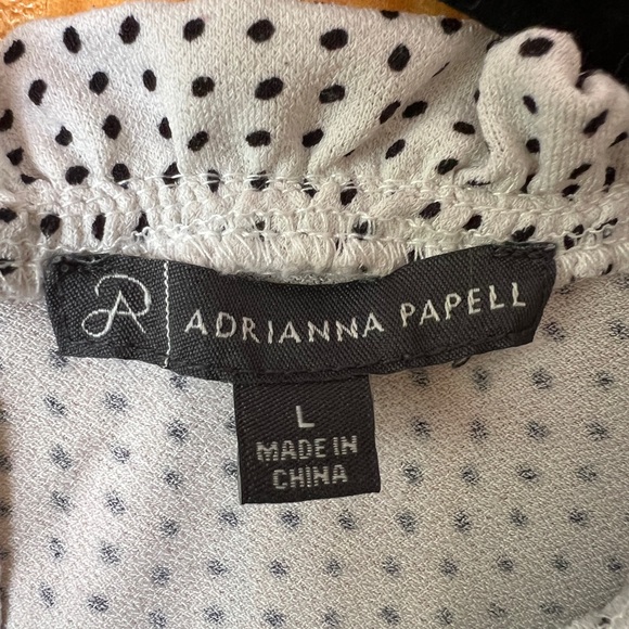 Adrianna Papell 3/4 Length Blouse Large - Picture 3 of 3
